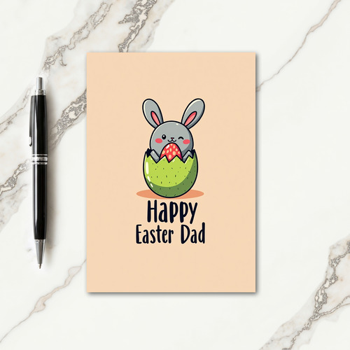 Happy Easter Dad Bunny Card