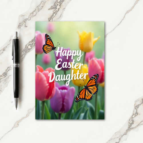Happy Easter Daughter Art Card