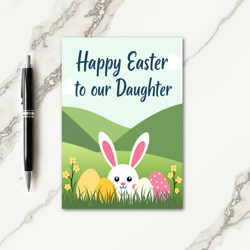 Happy Easter Daughter Pattern Card