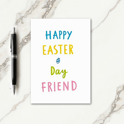 Happy Easter Day Friend Card