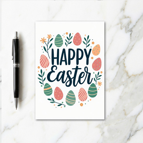 Happy Easter Decoration Card