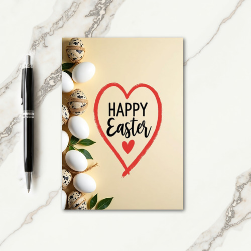 Happy Easter Egg Art Card