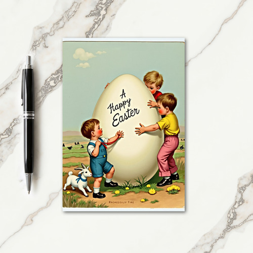 Happy Easter Egg Hunt Card