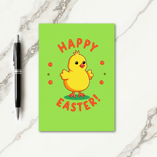 Happy Easter Fowl Friend Card