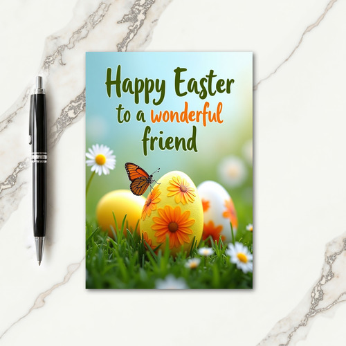 Happy Easter Friend Spring Card