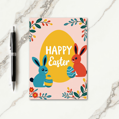 Happy Easter Friends Art Card