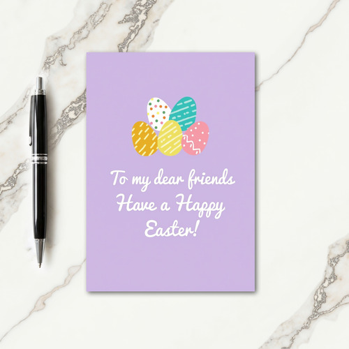 Happy Easter Friends Greeting Card