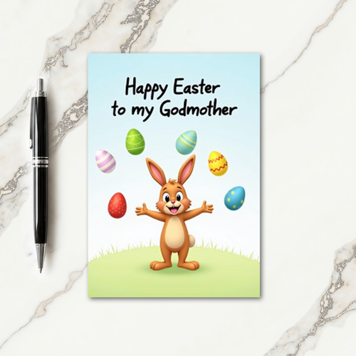 Happy Easter Godmother Card
