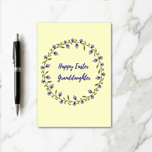 Happy Easter Granddaughter Card