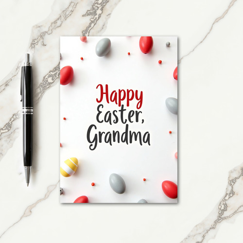 Happy Easter Grandma Card