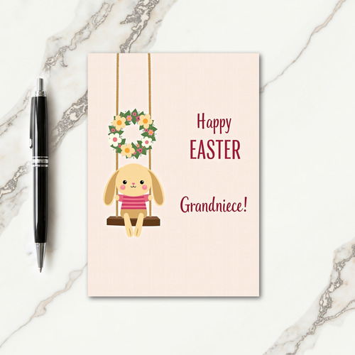 Happy Easter Grandniece Card