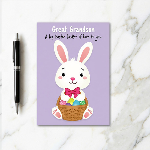Happy Easter Grandson Card