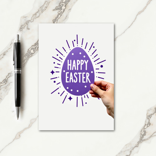 Happy Easter Graphic Art Card