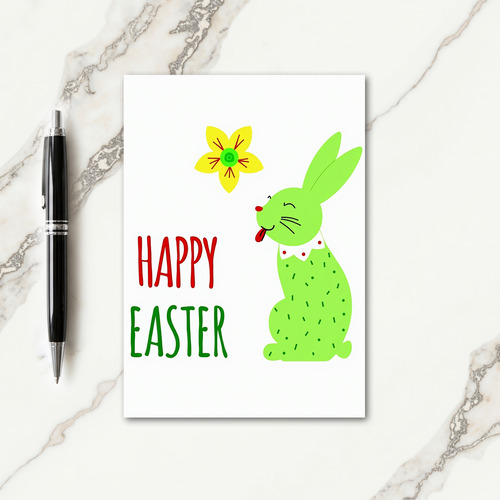Happy Easter Graphic Creature Card