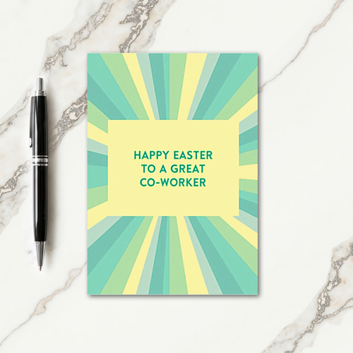 Happy Easter Great Coworker Card