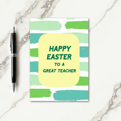 Happy Easter Great Teacher Card