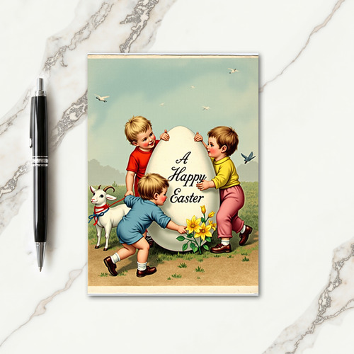 Happy Easter Joyful Kids Card