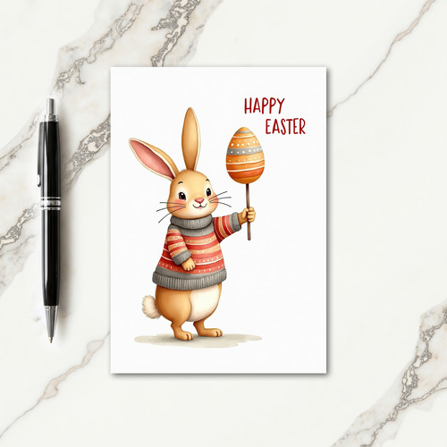 Happy Easter Lagomorph Card