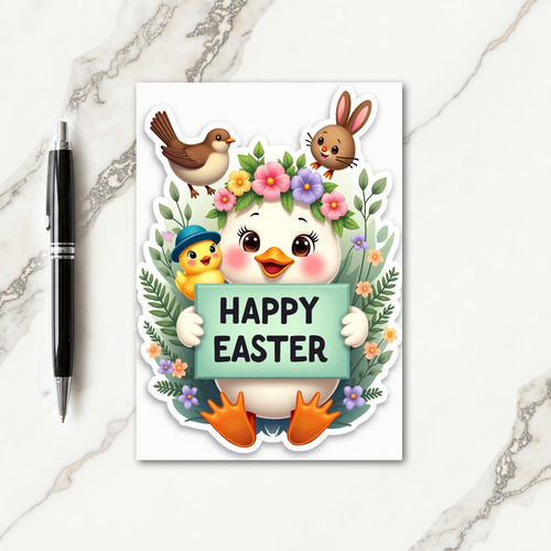 Happy Easter Little Bird Card