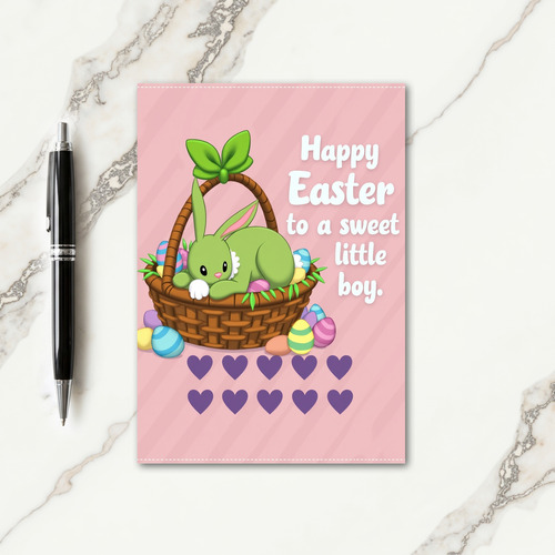 Happy Easter Little Boy Card