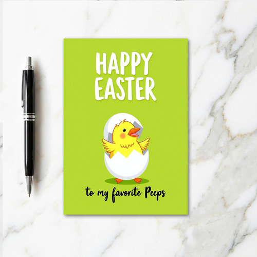 Happy Easter Little Chick Card