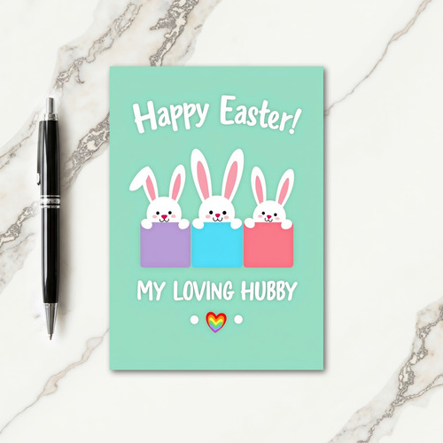 Happy Easter Loving Hubby Card