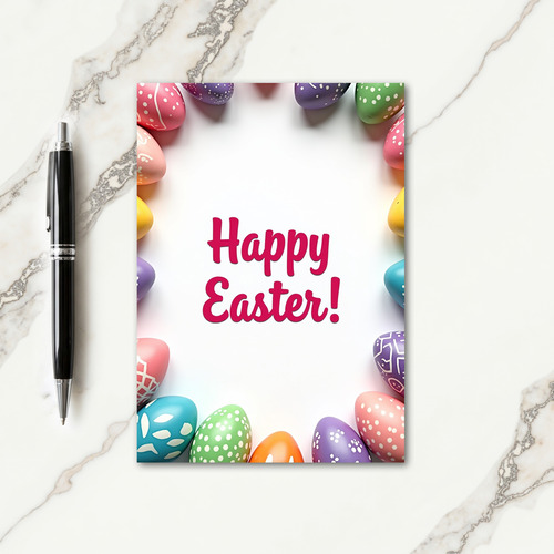 Happy Easter Message Card