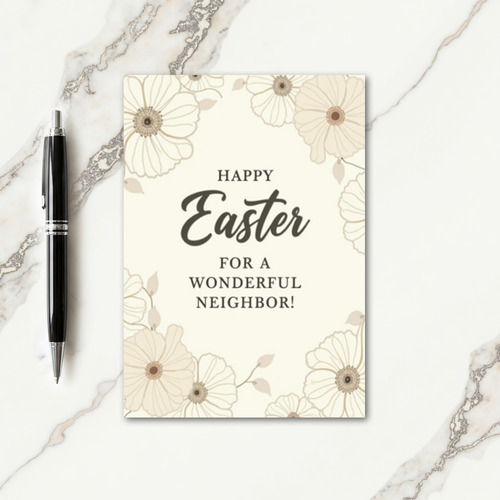 Happy Easter Neighbor Card