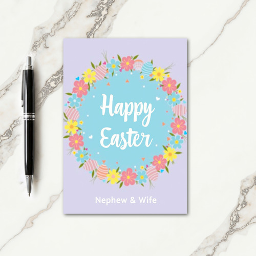 Happy Easter Nephew And Wife Card