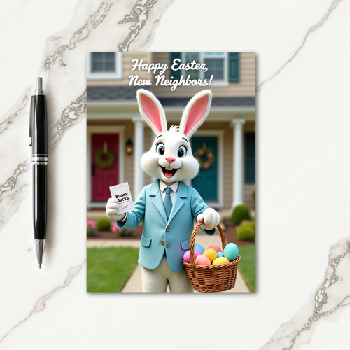 Happy Easter New Neighbor Card