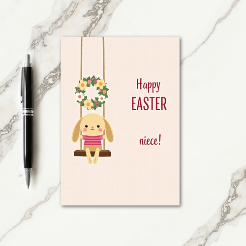 Happy Easter Niece Cute Card