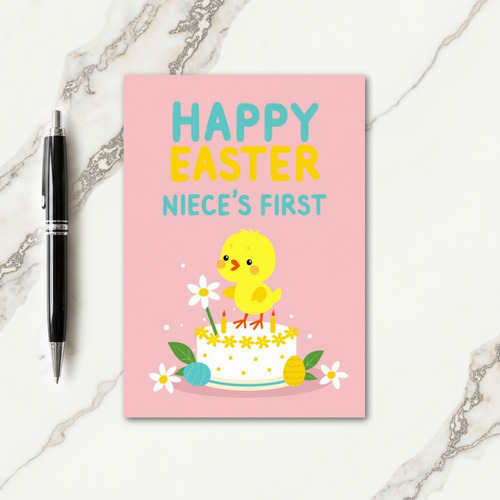 Happy Easter Nieces First Time Card