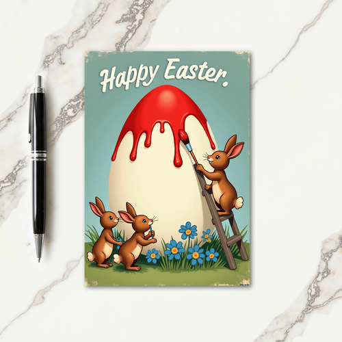 Happy Easter Painting Fun Card