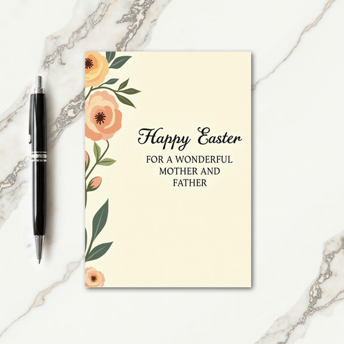 Happy Easter Parents Card