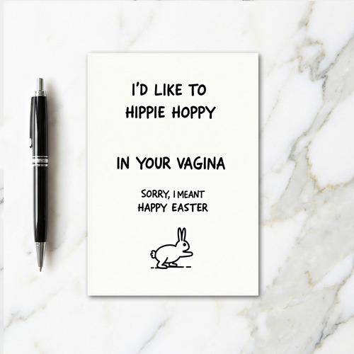 Happy Easter Pun Funny Card