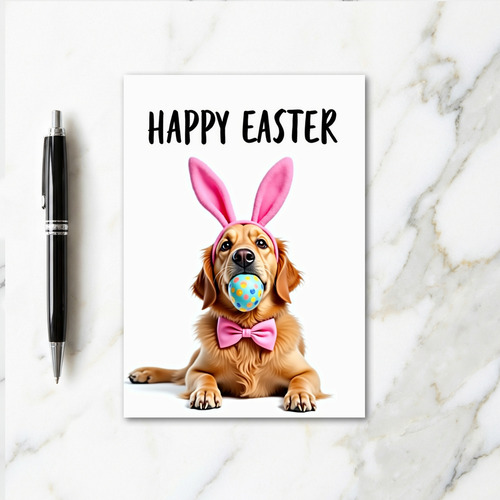 Happy Easter Puppy Friend Card