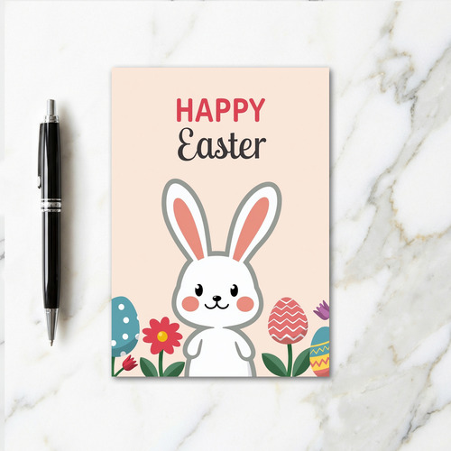 Happy Easter Rabbit Fun Card