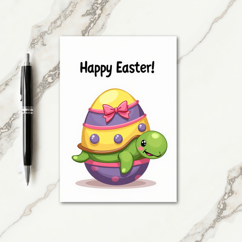 Happy Easter Reptile Egg Card