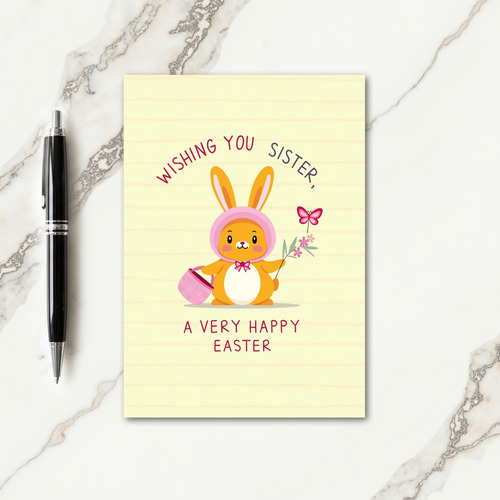 Happy Easter Sister Greeting Card