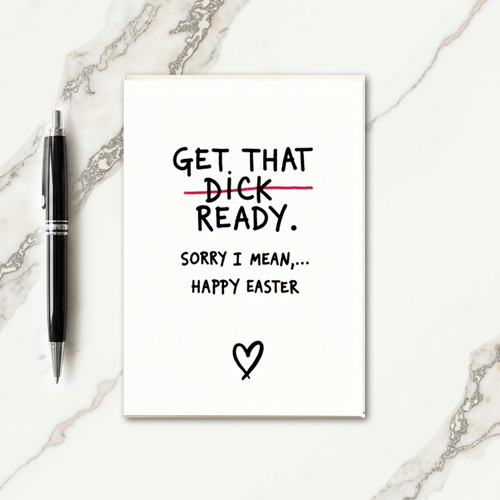 Happy Easter Sorry Card