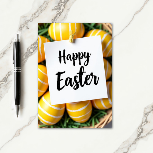Happy Easter Spring Holiday Card