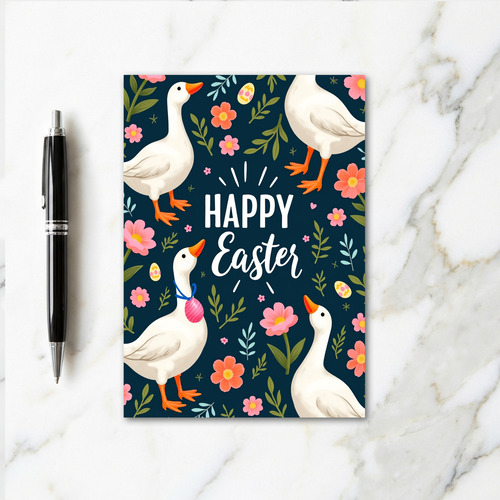Happy Easter Spring Scene Card
