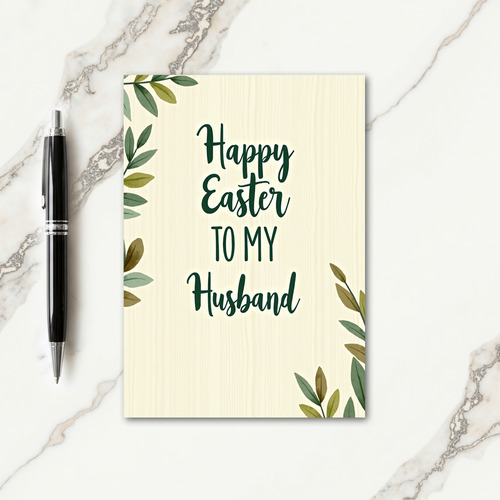 Happy Easter To My Husband Card