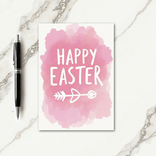 Happy Easter Watercolor Art Card
