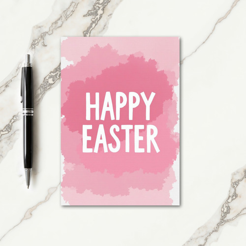 Happy Easter Watercolor Card