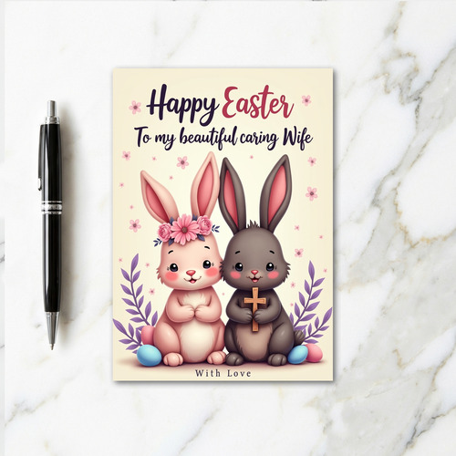 Happy Easter Wife Love Card