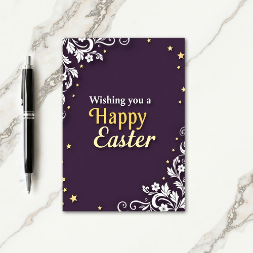 Happy Easter Wishes Festive Card
