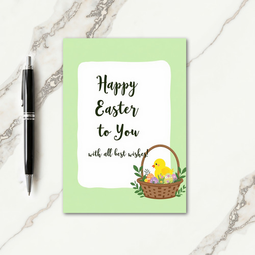 Happy Easter Wishes To You Card