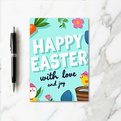 Happy Easter With Love Card