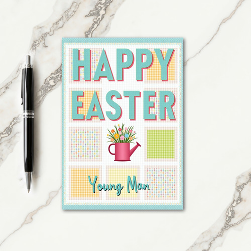Happy Easter Young Man Card